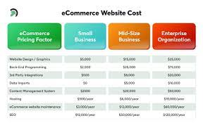 ecommerce website development cost