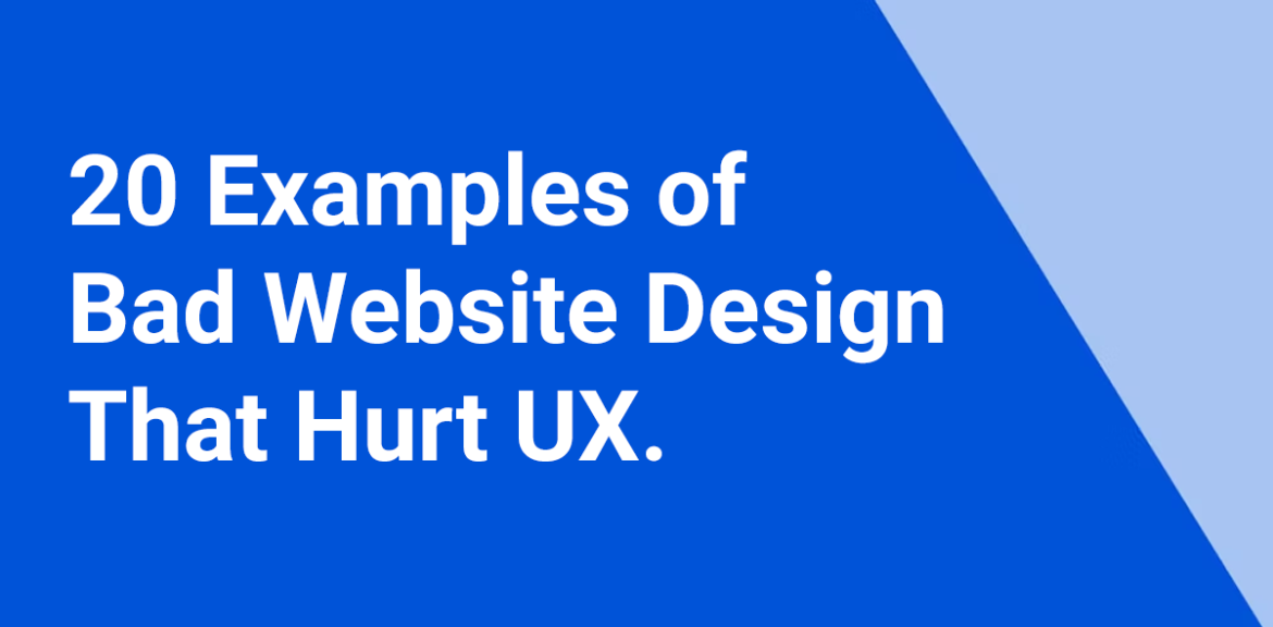 bad web design