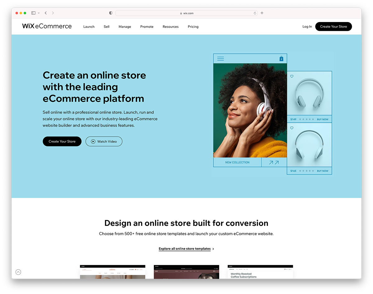 online shopping website design