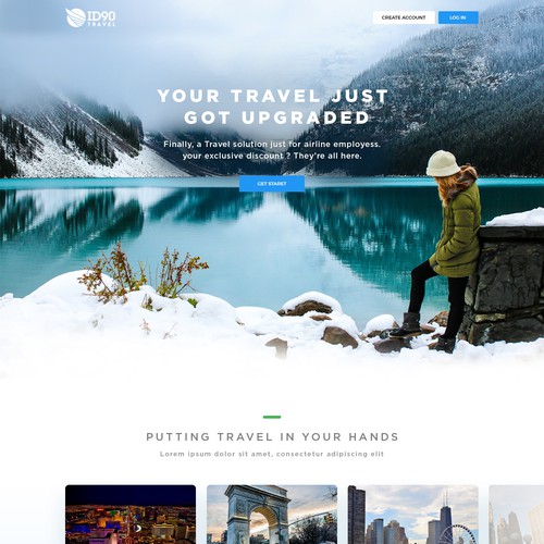travel web design