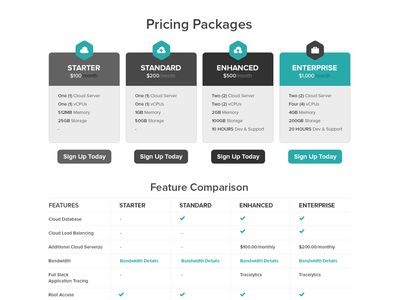 website design packages prices