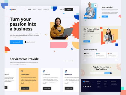 dribbble web design