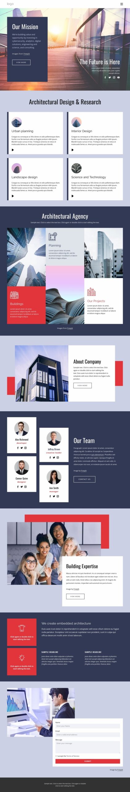dynamic website design