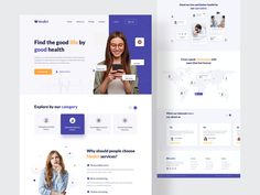 website front page design