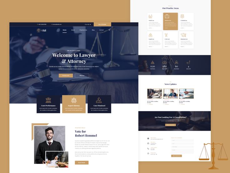 attorney web design
