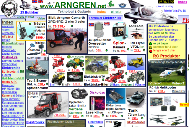 poorly designed popular websites