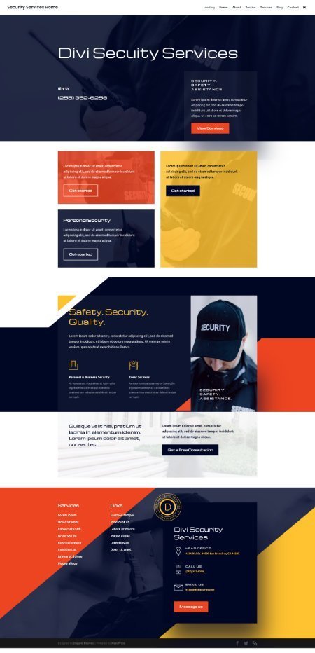divi web design