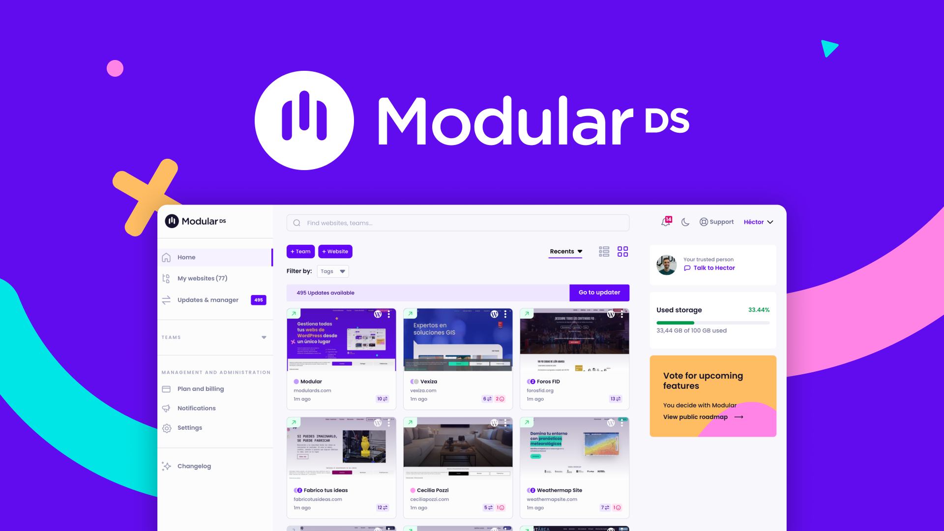 modular web design